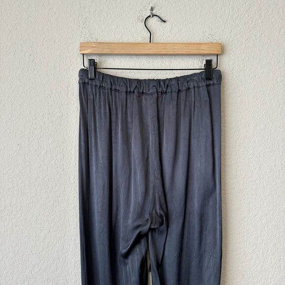XIRENA Rayon High Rise Casual Drawstring Pants in Dark Grey - Picture 6 of 13